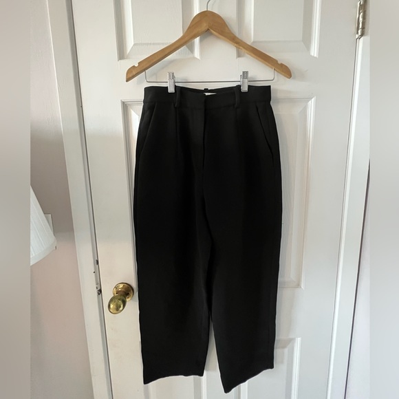 & Other Stories Black Pleated Trousers - Picture 3 of 7